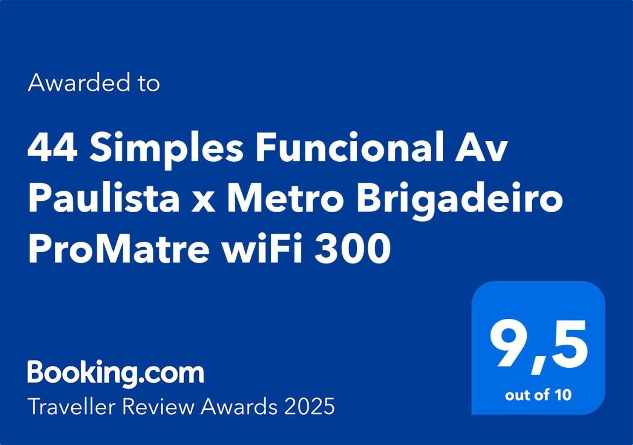 44 Simples Funcional Av Paulista X Metro Brigadeiro Promatre Wifi 300 * São Paulo